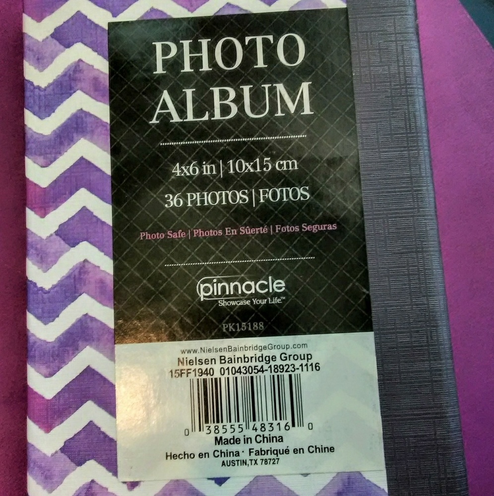 Textured photo album